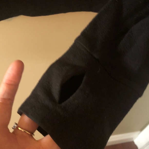 Dark grey Sweaty Betty thermal training top - Picture 5 of 6